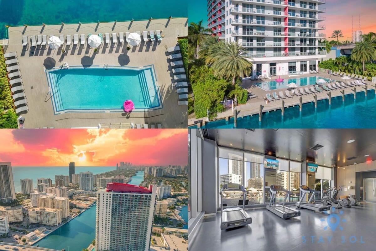 Amenities Balcony W Stunning Views-Beachfront Hallandale Beach Luaran gambar