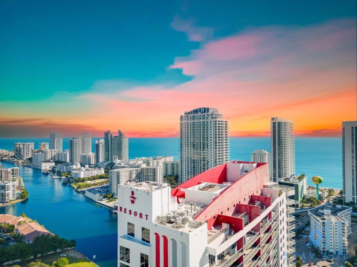Amenities Balcony W Stunning Views-Beachfront Hallandale Beach Luaran gambar